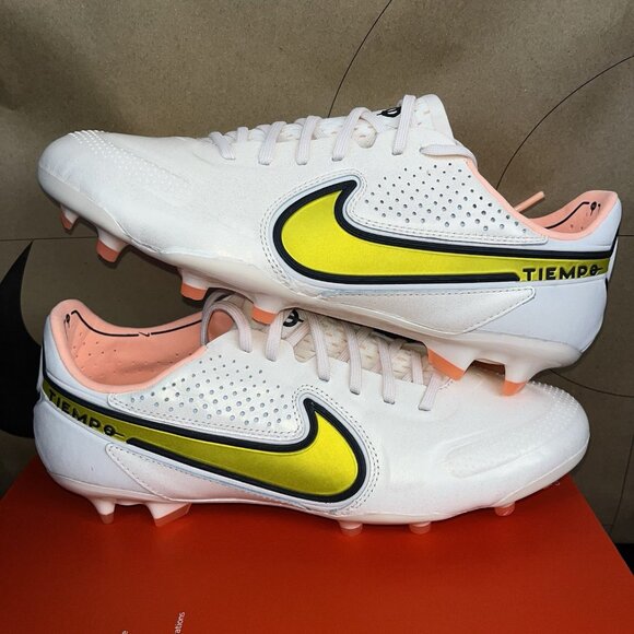NEW Nike Tiempo Legend 9 Elite FG Soccer Cleats Men Sz 7.5 Guava CZ8482-801 main image 8